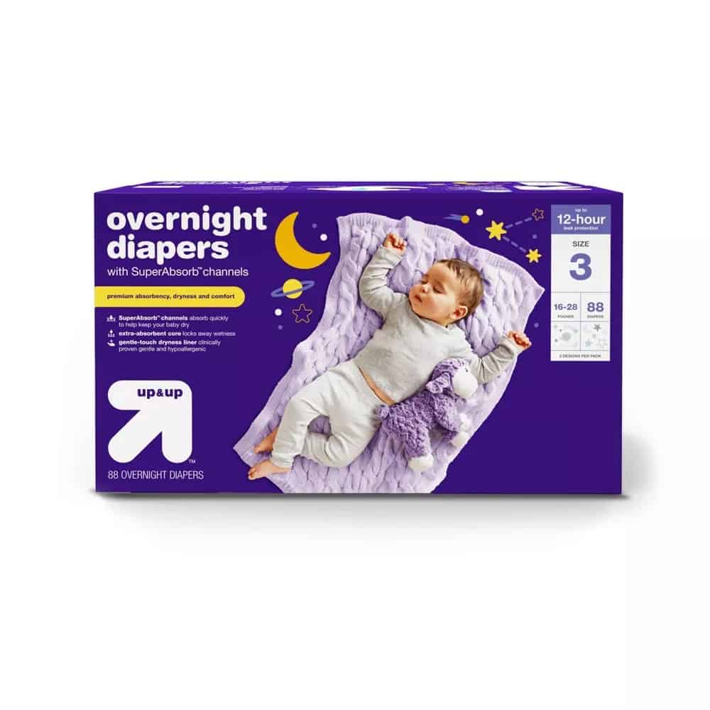 Up Up overnight diapers Parenthoodbliss