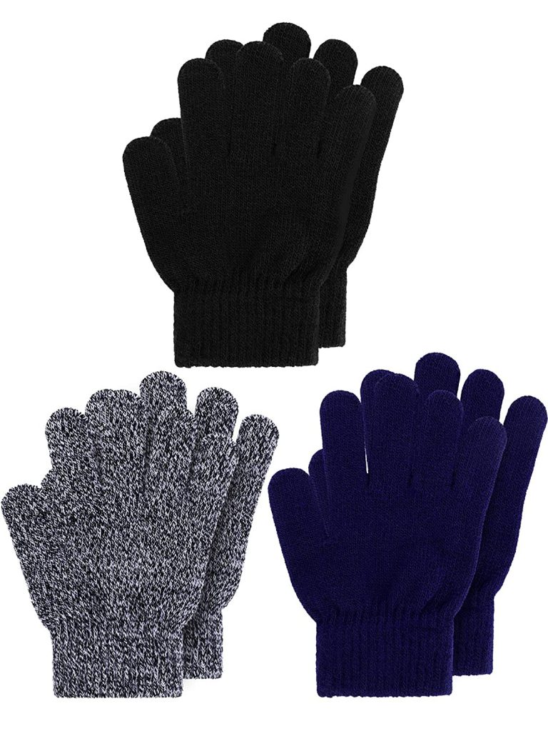 Kids Full Fingers Knitted - Best Toddler Gloves