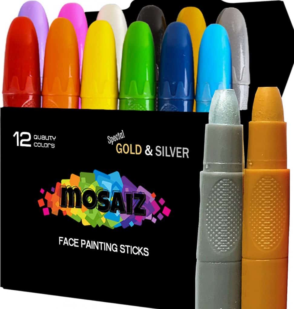 Mosaiz Face Paint Crayons - Face Painting For Kids