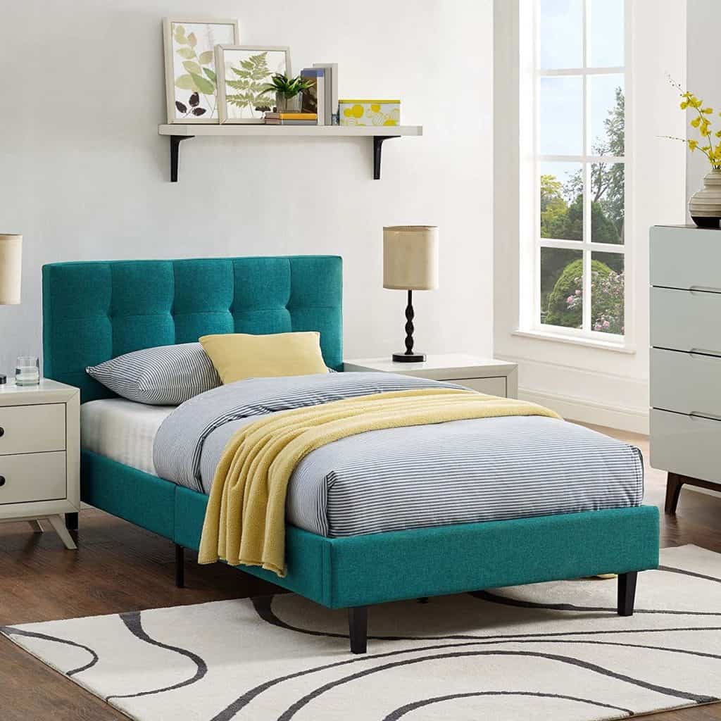 Modway Linnea Upholstered Twin Platform Bed ($204.99 to $246.09)