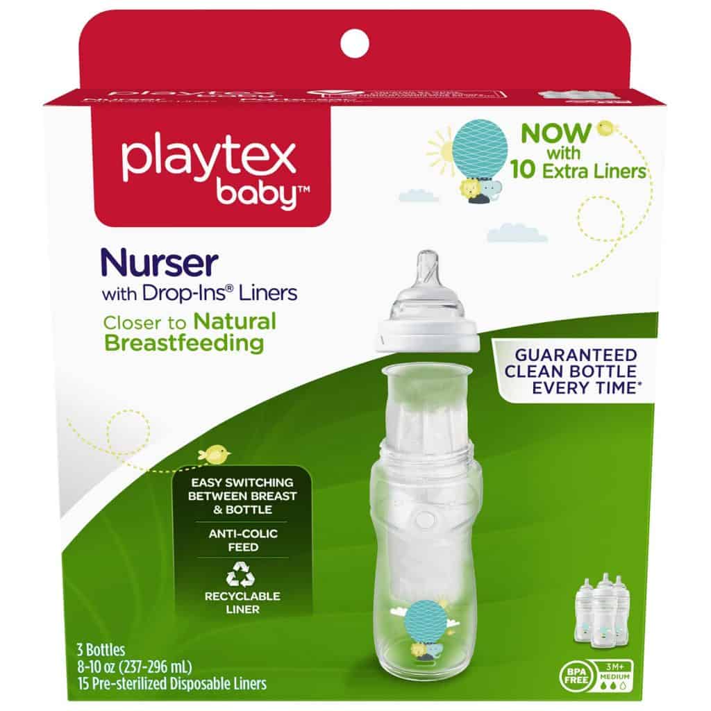 Playtex Baby Bottle With Disposable Liners ($144.99) - Best Baby Bottles For Travel