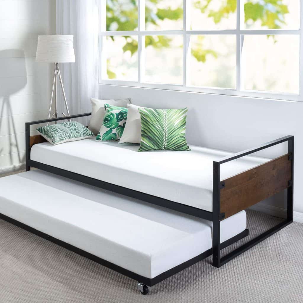 Zinus Ironline Twin Daybed and Trundle Set ($99.99 to $199.99)