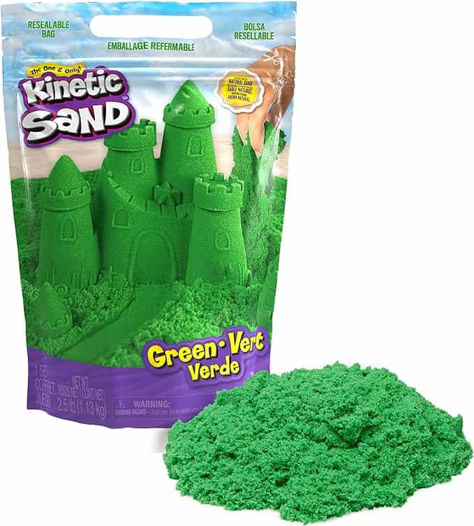 Kinetic Sand, 2.5lbs Green Play Sand