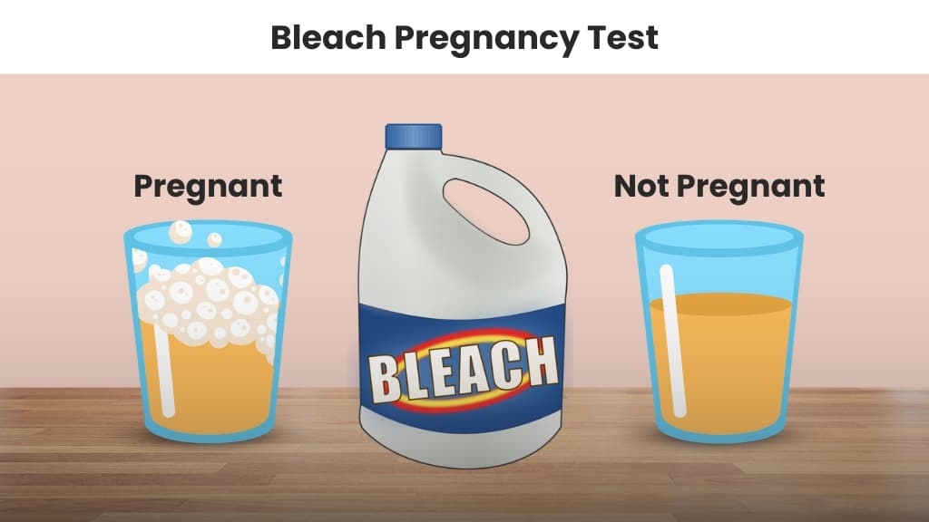 bleach pregnancy test