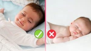 Best sleeping position for gassy baby