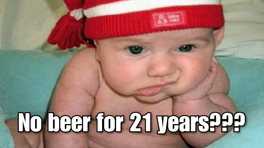 No beer for 21 years