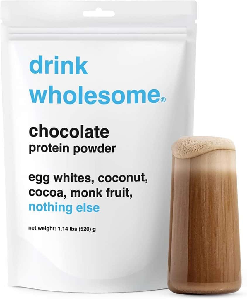 Drink Wholesome chocolate protein powder Parenthoodbliss