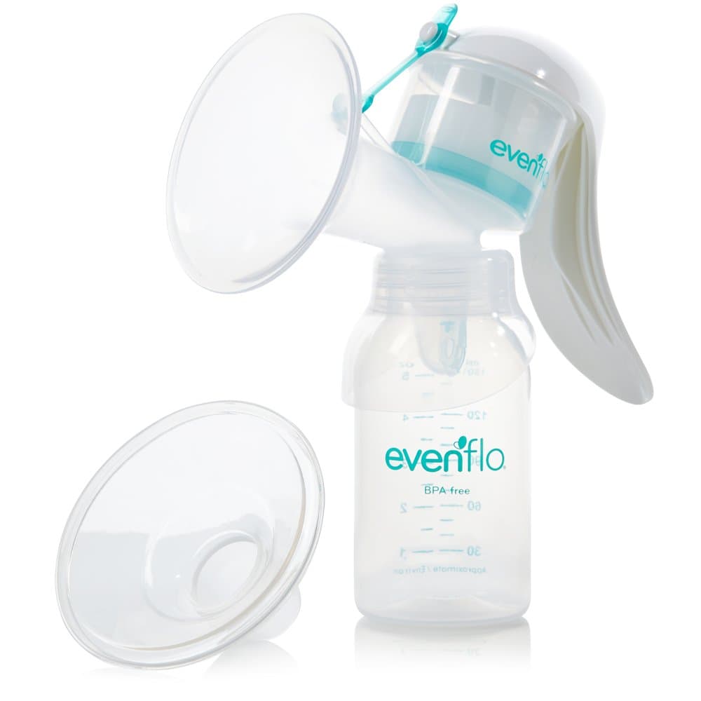 Evenflo Advanced ($35) - Best Manual Breast Pump For Bigger Nipples