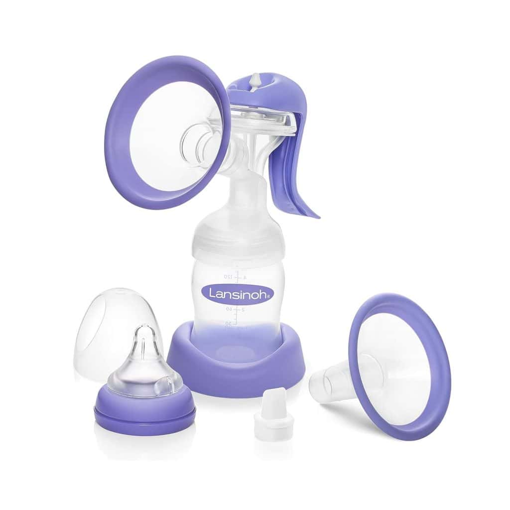 Lansinoh Manu Breast Pump ($25) - Best Portable Manual Breast Pump