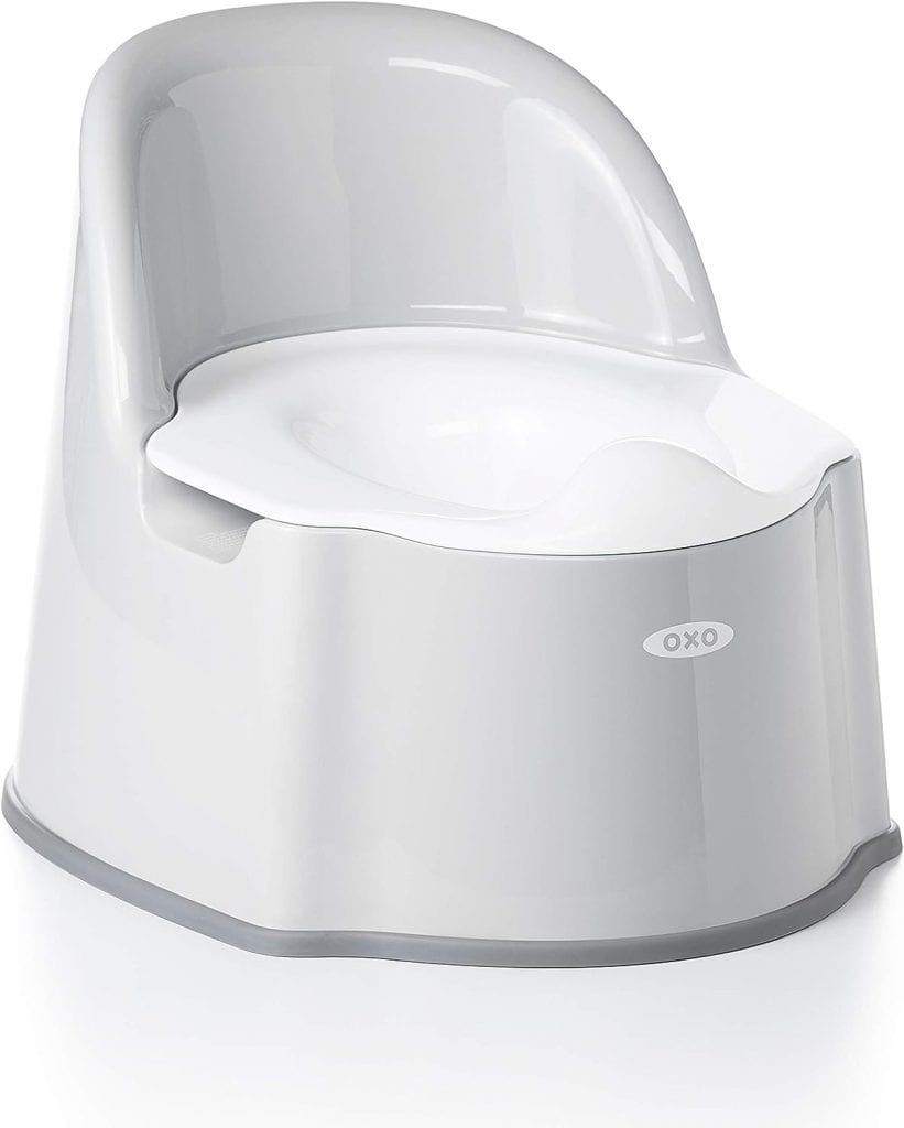 OXO Tot 2-in-1 Go Potty Seat (around $21) - Best Travel Potty Training Seat Runner Up