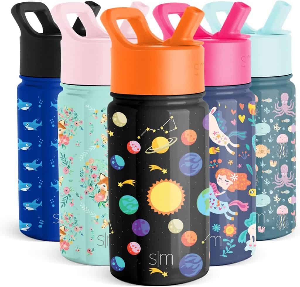 Simple Modern Summit Kids Water Bottle with Straw Lid