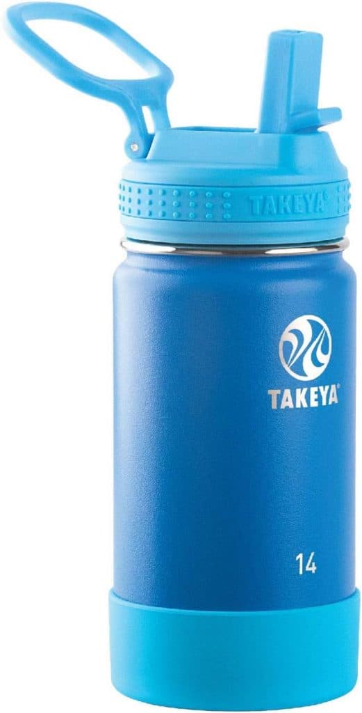 Takeya Actives Kids Insulated Water Bottle With Straw Lid