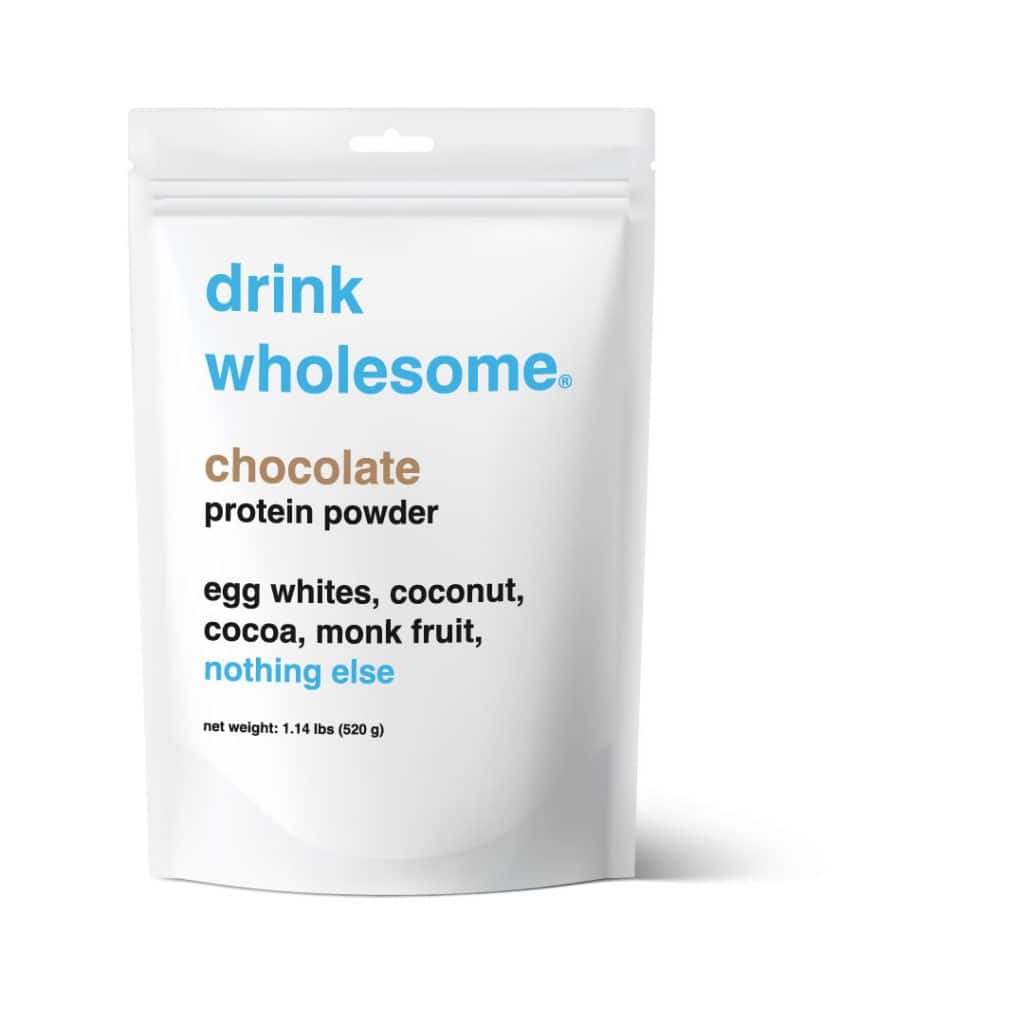 Drink Wholesome Chocolate Protein Powder ($40) - Best Protein Shakes for Kids With Zero Diary