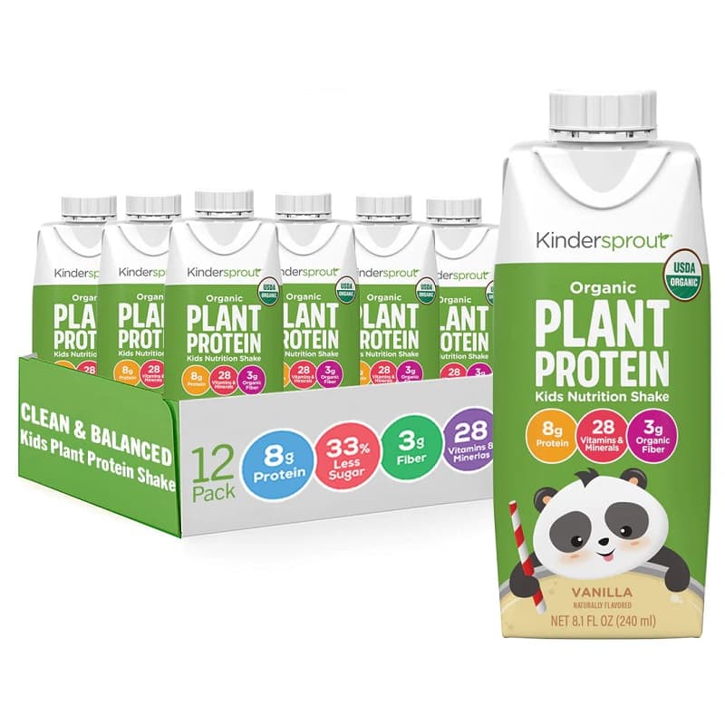 Kinder Sprout Organic Plant Protein ($29) - Best Budget Protein Shakes for Kids