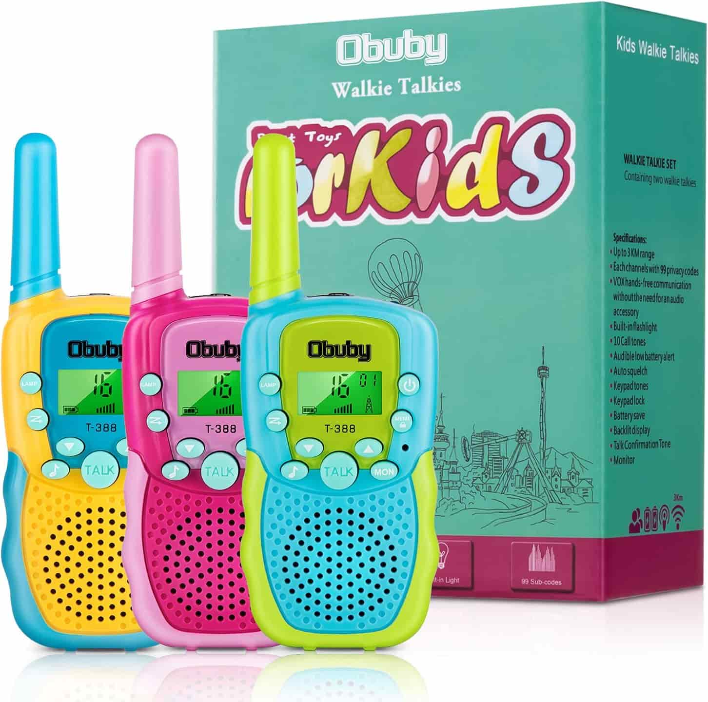 Obuby walkie-talkies for Kids