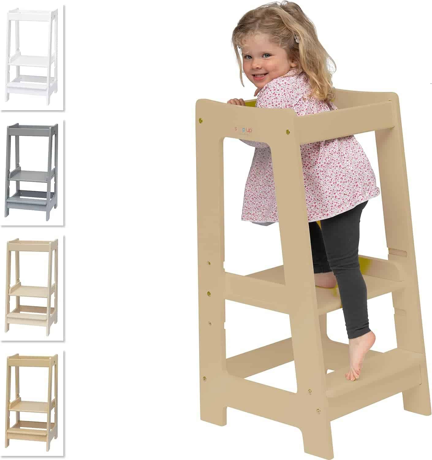 Stepup Baby Toddler Tower Step High Chair