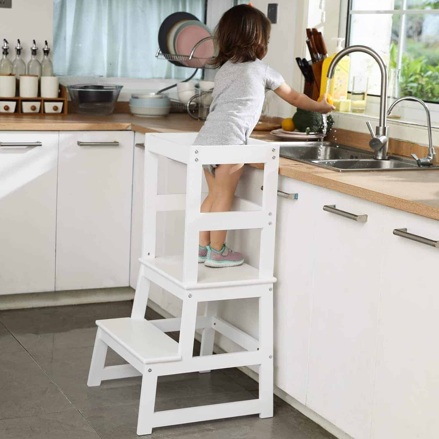 Mangohood Store Kitchen Step Stool for Toddlers