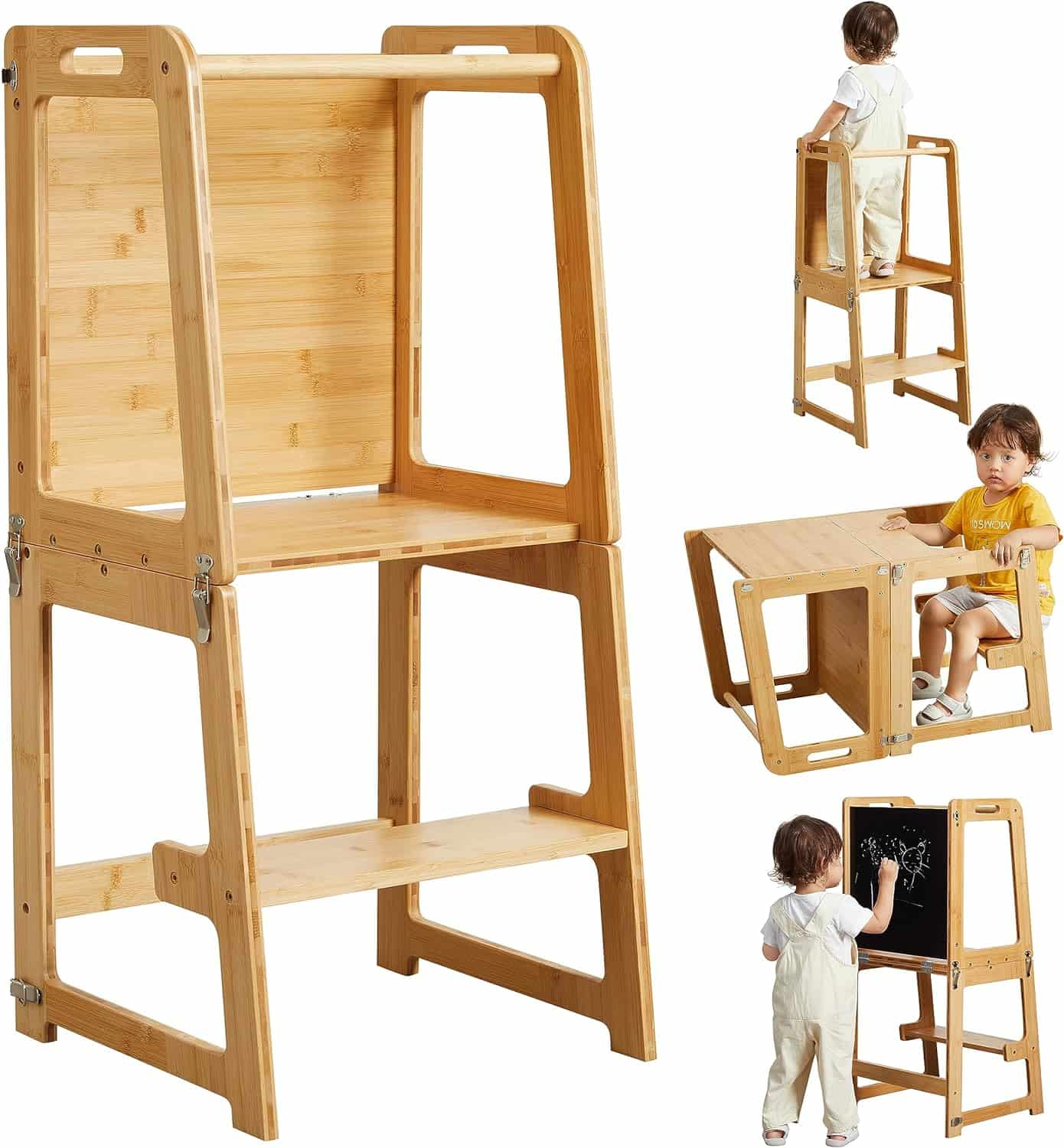 Onirw Store 4in1 Standing Tower for Toddlers