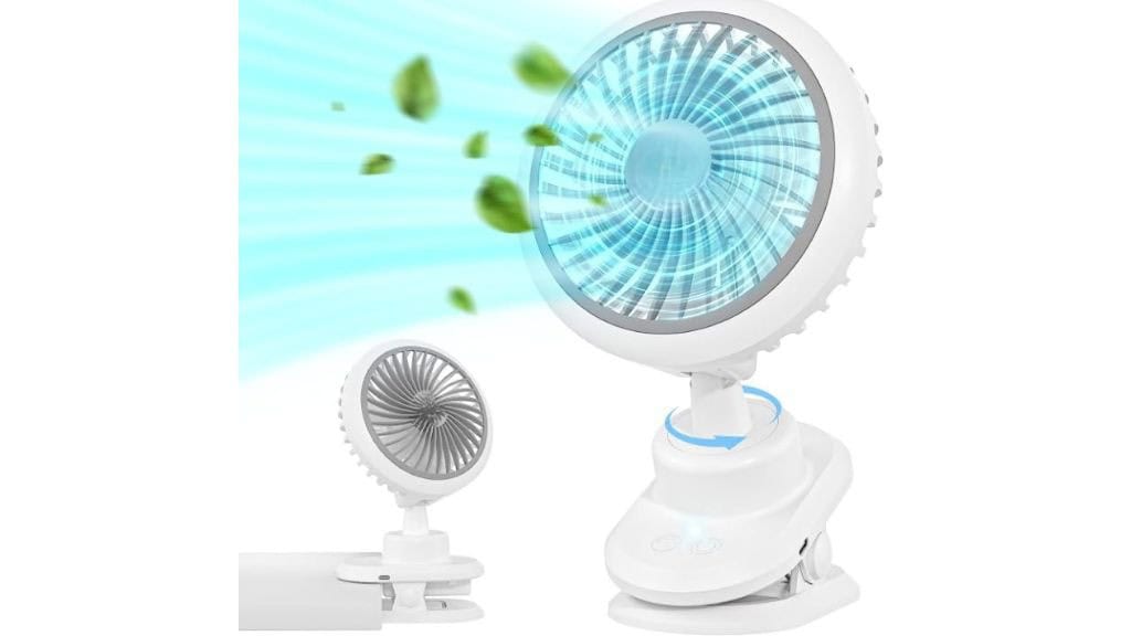 10 Best Stroller Fans for Your Baby’s Comfort in 2025! 8 Gesto Desk Clip Table Fan