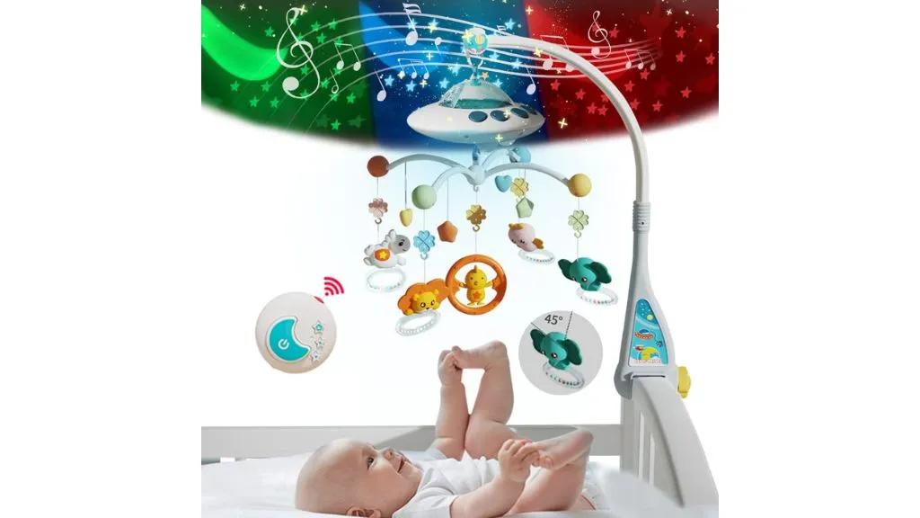 Lcasio Baby Musical Crib Mobile Parenthoodbliss